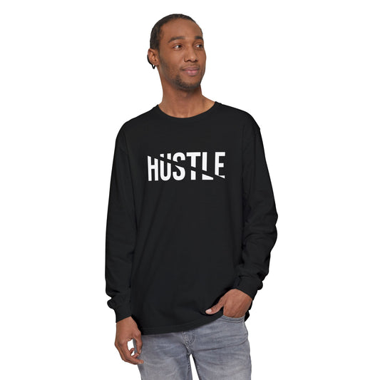 Hustle Acronym Black Long Sleeve